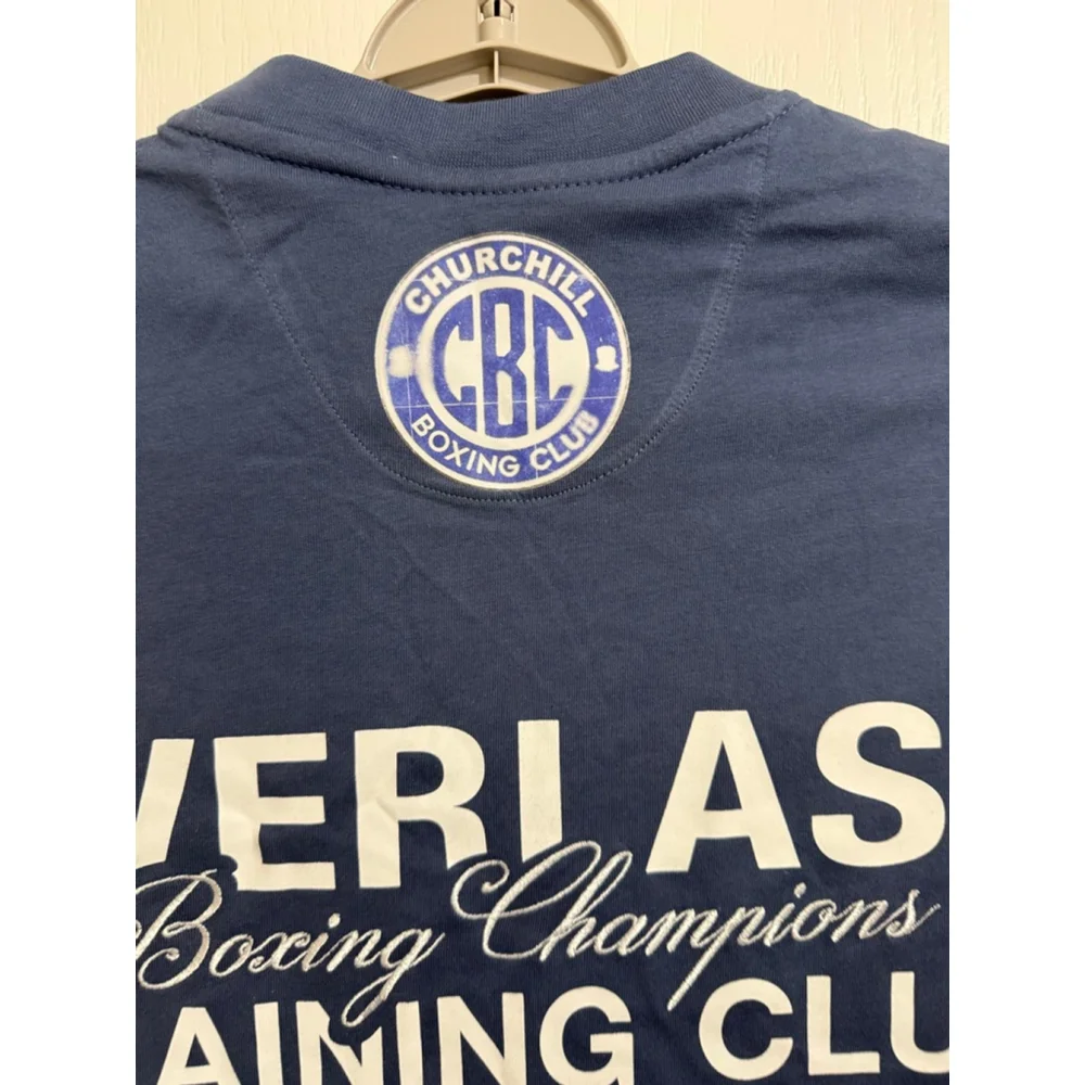 Men's Everlast Blue Short Sleeve Training Club Tee M